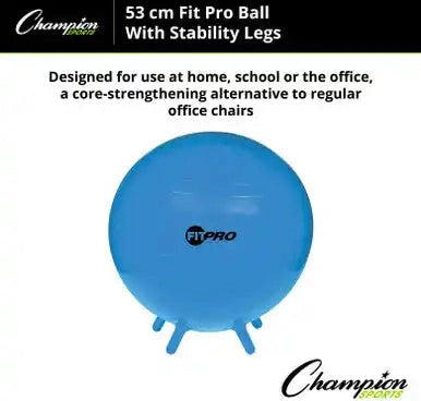 Champion Sports Bl Fitpro Ball with Stability Legs - Ea