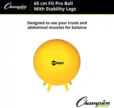 Champion Sports Bl Fitpro Ball with Stability Legs - Ea