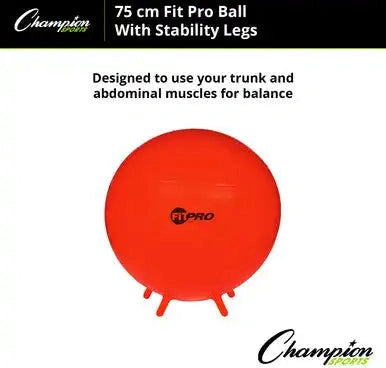 Champion Sports Bl Fitpro Ball with Stability Legs - Ea