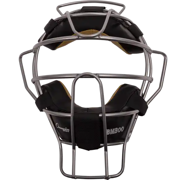 Champion Sports Bm300 Ultra Lightweight Umpire Face Mask with Everclean - Ea - Silver