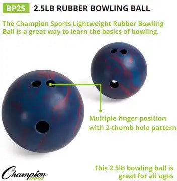 Champion Sports Bp Rubber Bowling Ball - Ea