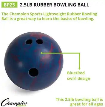 Champion Sports Bp Rubber Bowling Ball - Ea