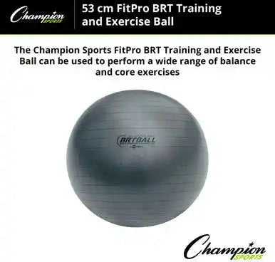 Champion Sports Brt Fitpro Brt Training & Exercise Ball - Ea