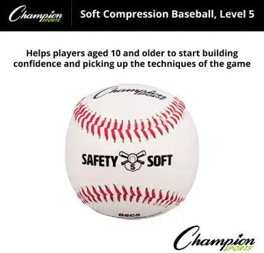 Champion Sports Bsc Soft Compression Baseballs - Doz