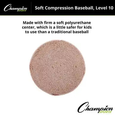 Champion Sports Bsc Soft Compression Baseballs - Doz