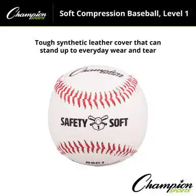 Champion Sports Bsc Soft Compression Baseballs - Doz