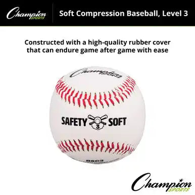 Champion Sports Bsc Soft Compression Baseballs - Doz