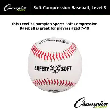 Champion Sports Bsc Soft Compression Baseballs - Doz