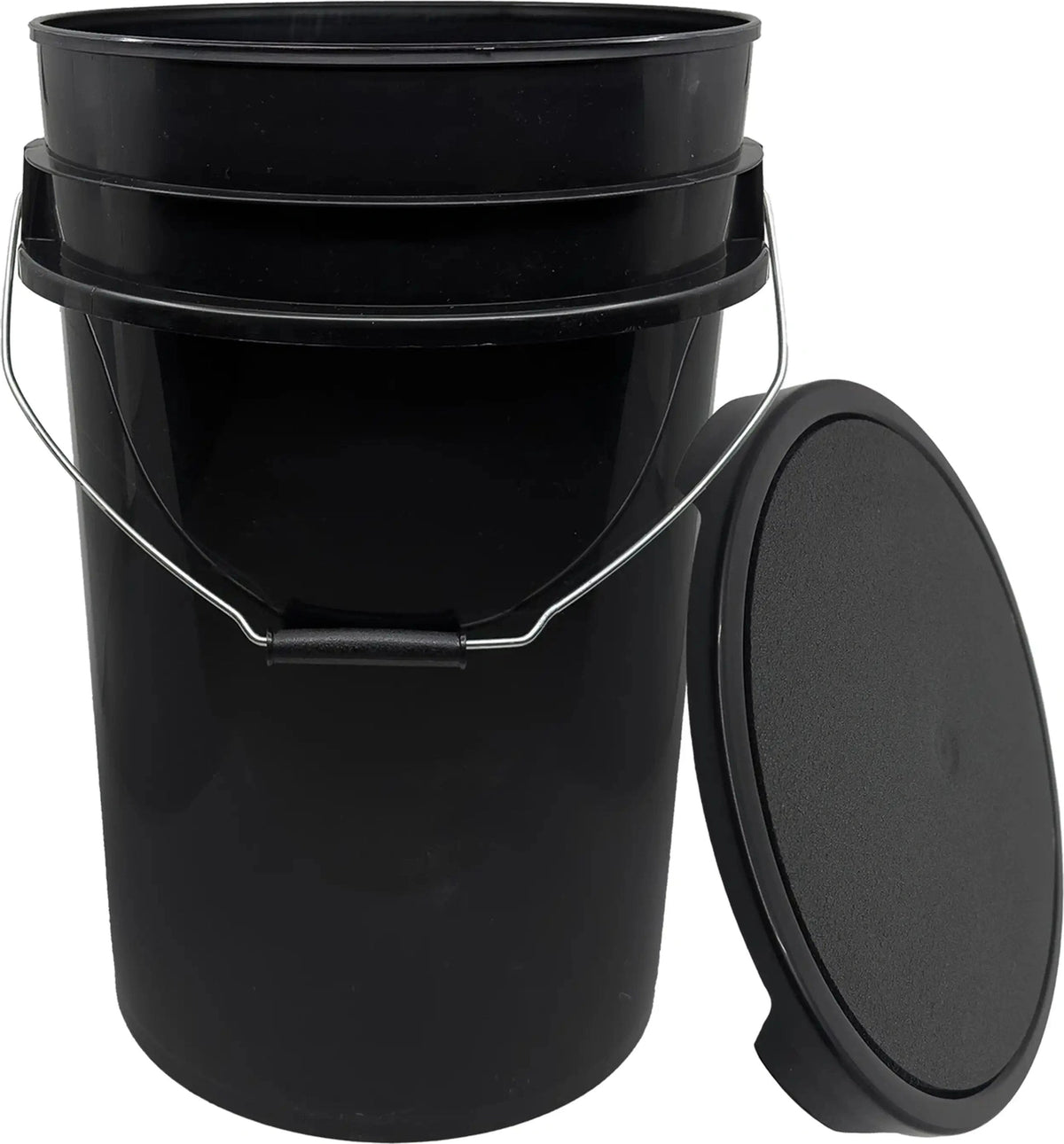 Champion Sports Buc6 6 Gallon Ball Bucket - Ea - Black