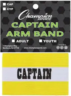 Champion Sports Cap Captain Arm Band Adult - Ea