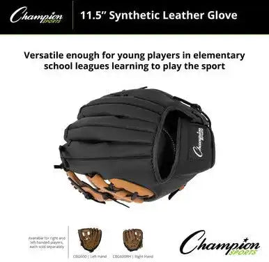 Champion Sports Cbg600 Cbg600 11.5’’ Synthetic Leather Fielder’s Glove - Ea