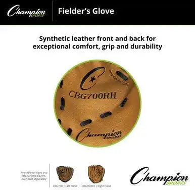Champion Sports Cbg700 Cbg700 11.5’’ Synthetic Leather Fielder’s Glove - Ea