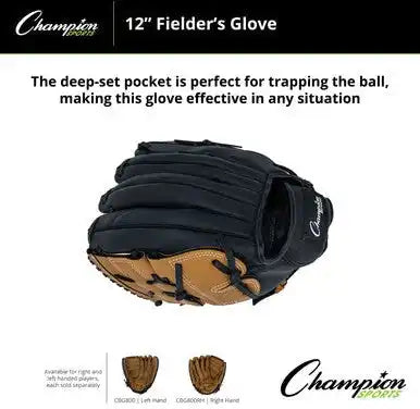 Champion Sports Cbg800 Cbg800 12’’ Synthetic Leather Fielder’s Glove - Ea