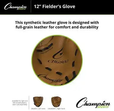 Champion Sports Cbg800 Cbg800 12’’ Synthetic Leather Fielder’s Glove - Ea