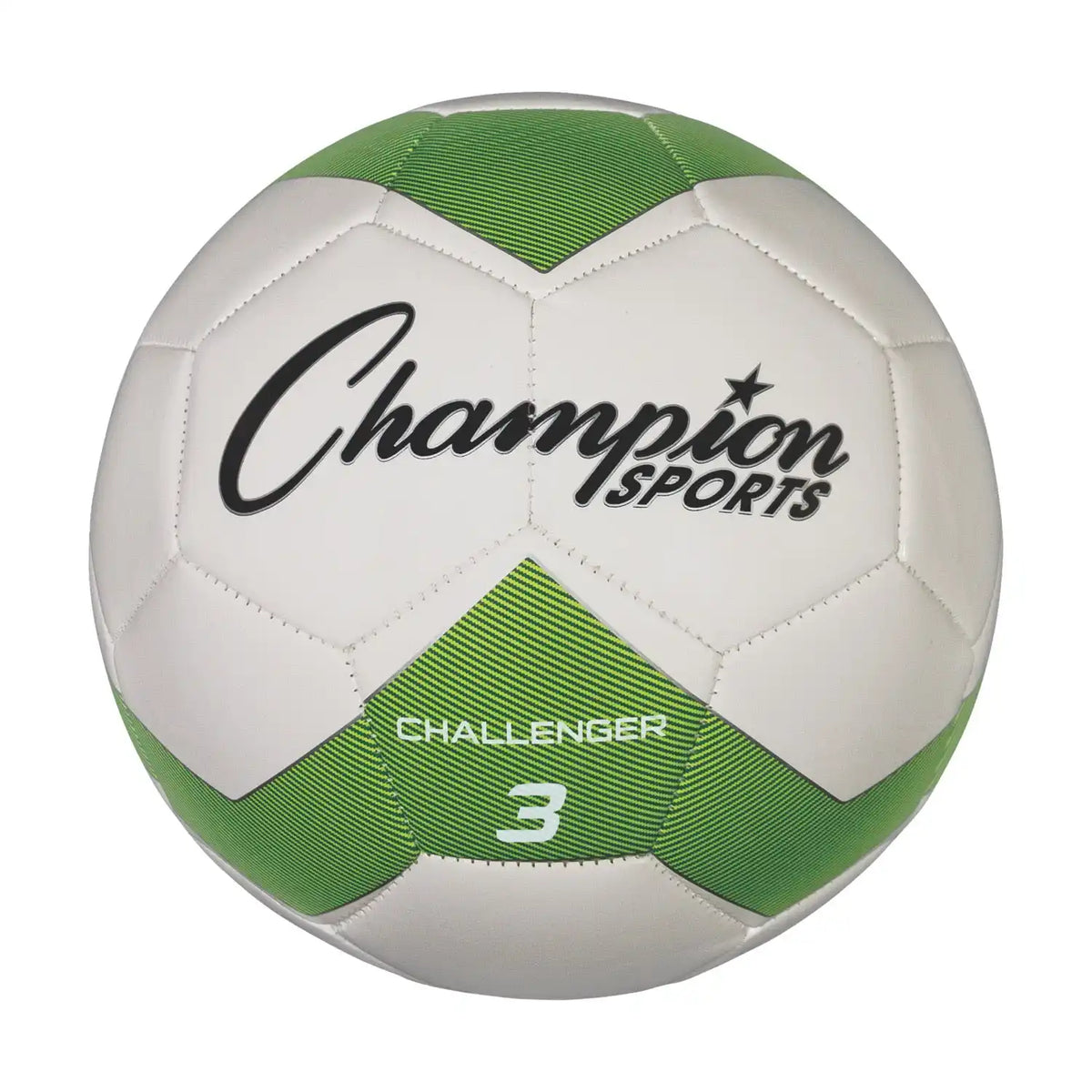 Champion Sports Ch3 Challenger Soccer Ball Size 3 - Ea - Green