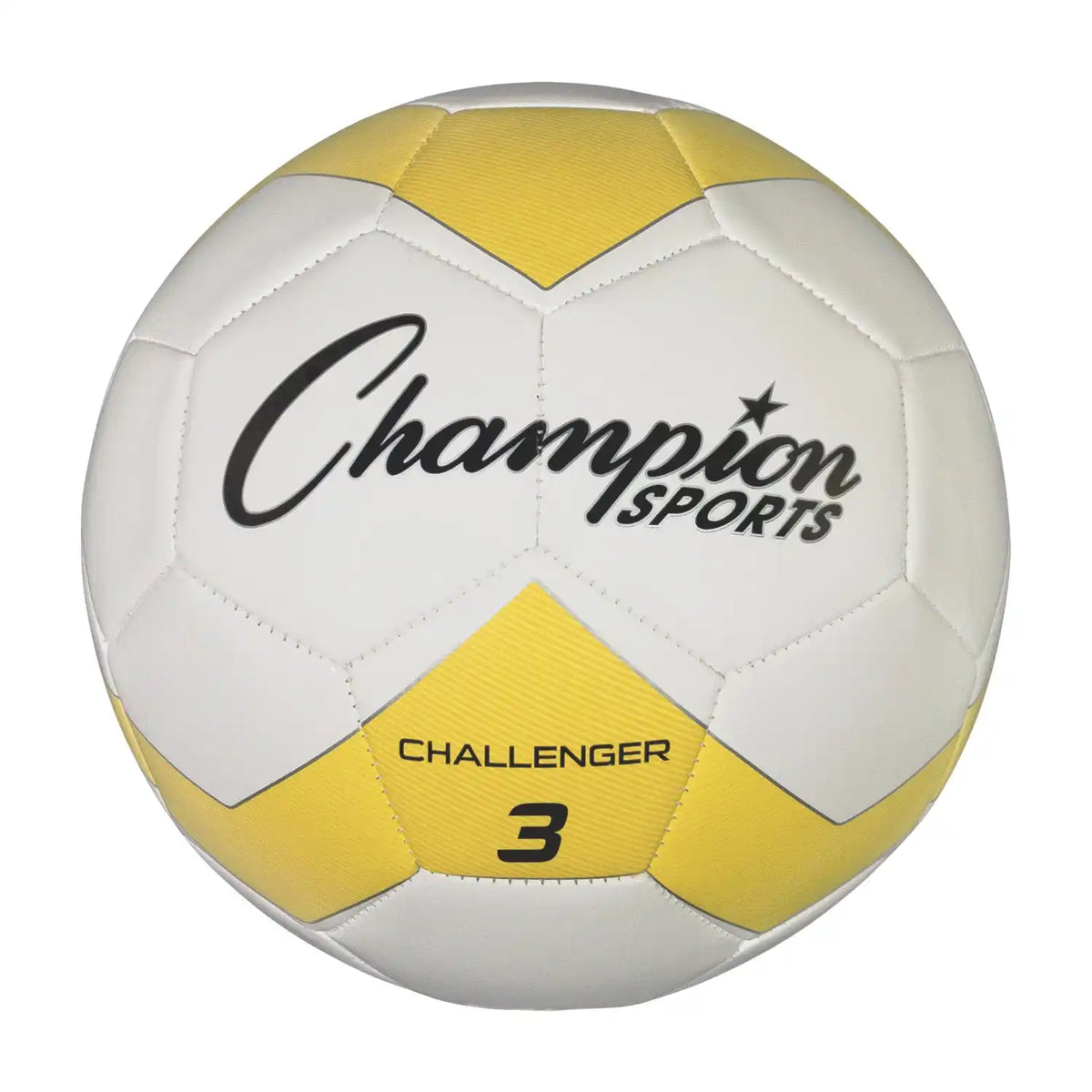 Champion Sports Ch3 Challenger Soccer Ball Size 3 - Ea - Yellow