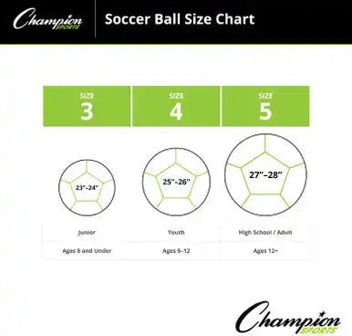 Champion Sports Ch4 Challenger Soccer Ball Size 4 - Ea