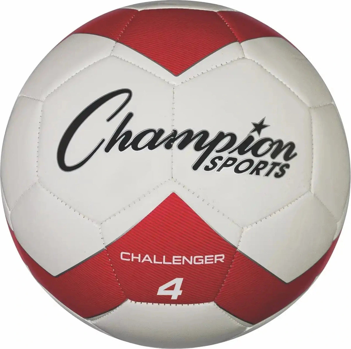 Champion Sports Ch4 Challenger Soccer Ball Size 4 - Ea - Red