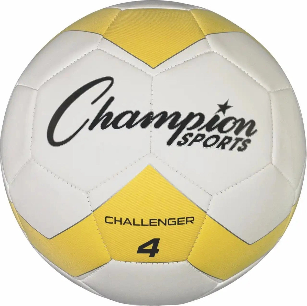 Champion Sports Ch4 Challenger Soccer Ball Size 4 - Ea - Yellow
