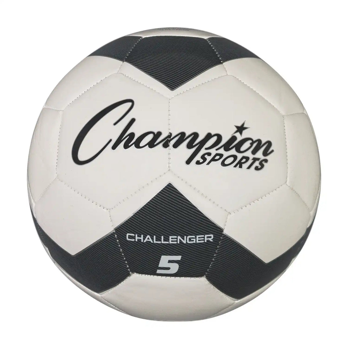 Champion Sports Ch5 Challenger Soccer Ball Size 5 - Ea - Black
