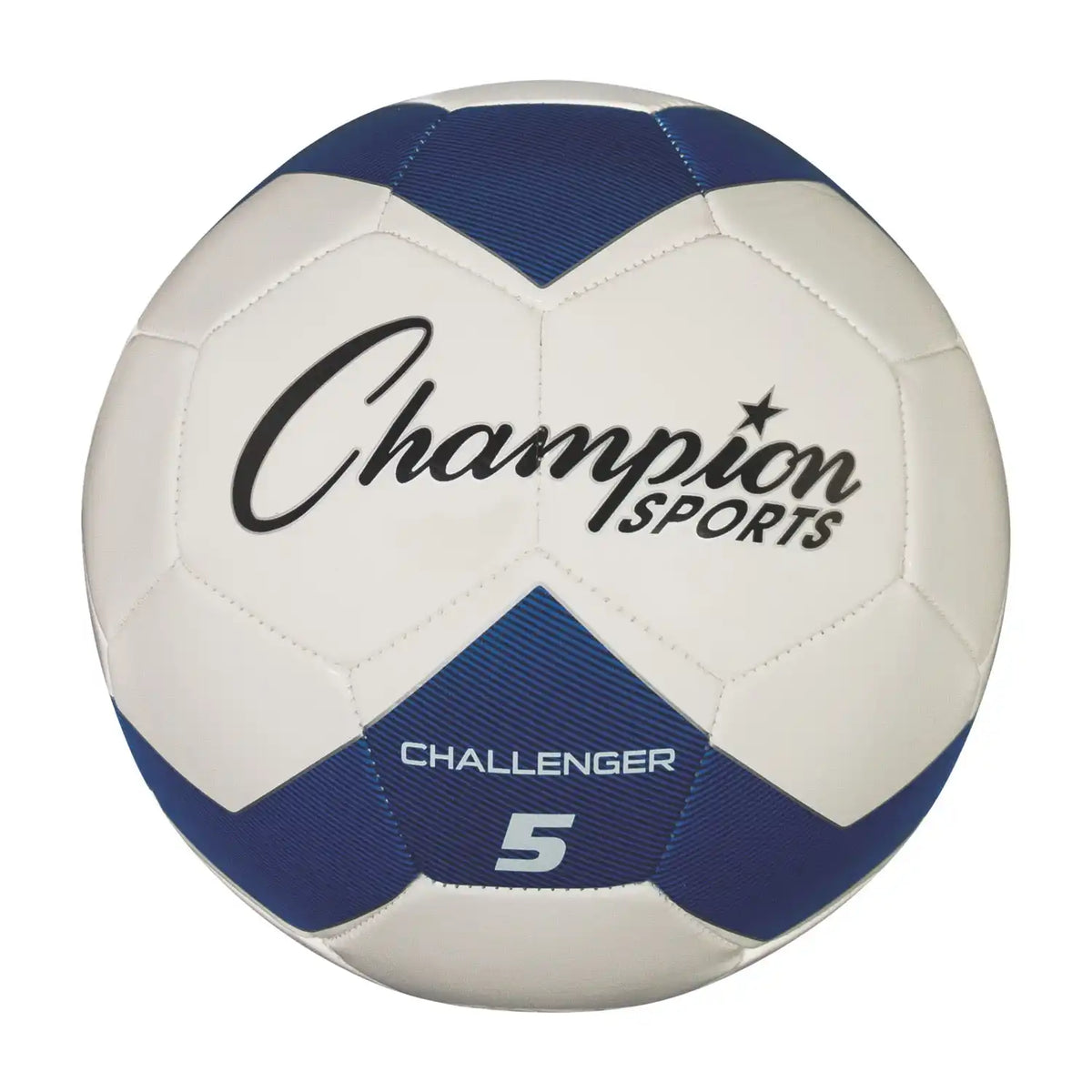 Champion Sports Ch5 Challenger Soccer Ball Size 5 - Ea - Blue