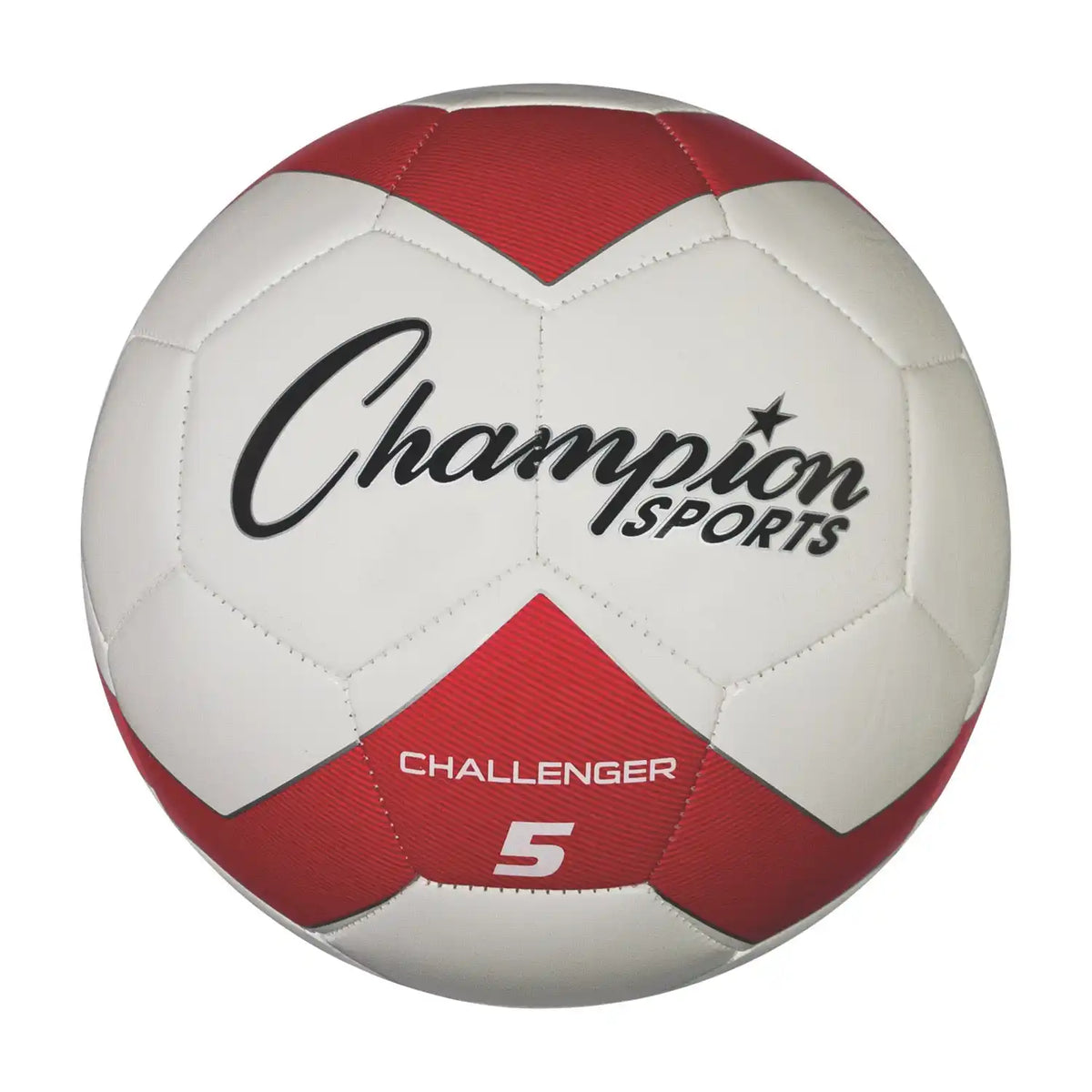 Champion Sports Ch5 Challenger Soccer Ball Size 5 - Ea - Red