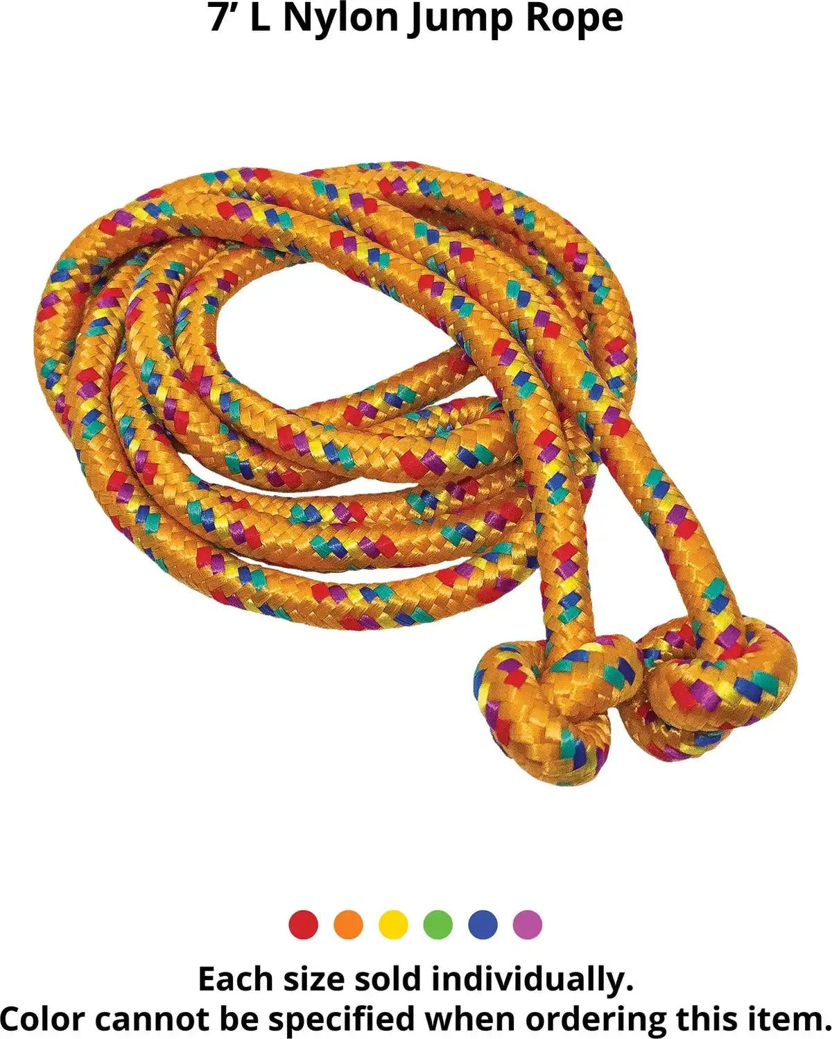 Champion Sports Cr Nylon Braided Jump Rope - Ea - 7’ l