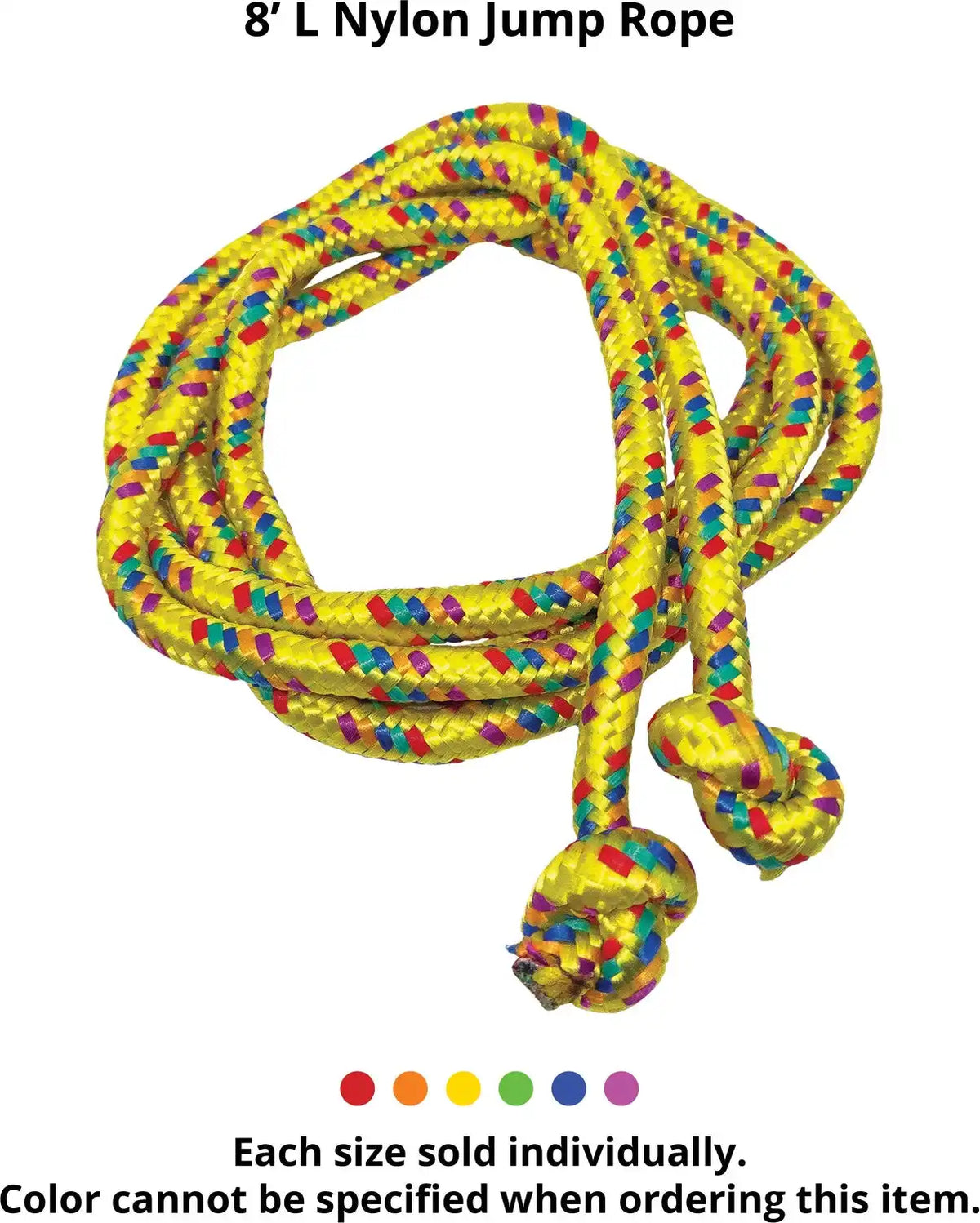 Champion Sports Cr Nylon Braided Jump Rope - Ea - 8’ l