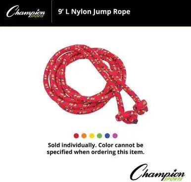 Champion Sports Cr Nylon Braided Jump Rope - Ea
