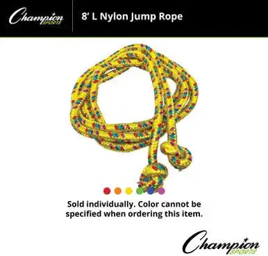 Champion Sports Cr Nylon Braided Jump Rope - Ea