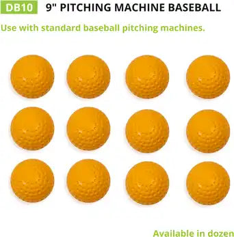 Champion Sports Db10 Dimpled Pitching Machine Baseballs - Doz