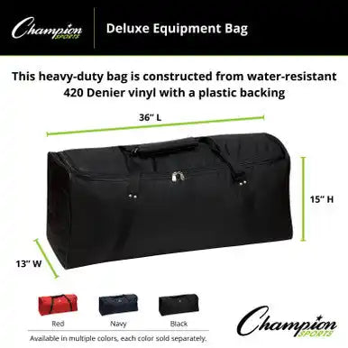 Champion Sports Db1001 Deluxe Equipment Bag - Ea