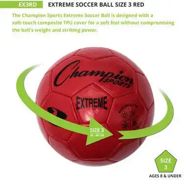 Champion Sports Ex3 Extreme Soccer Ball Size 3 - Ea