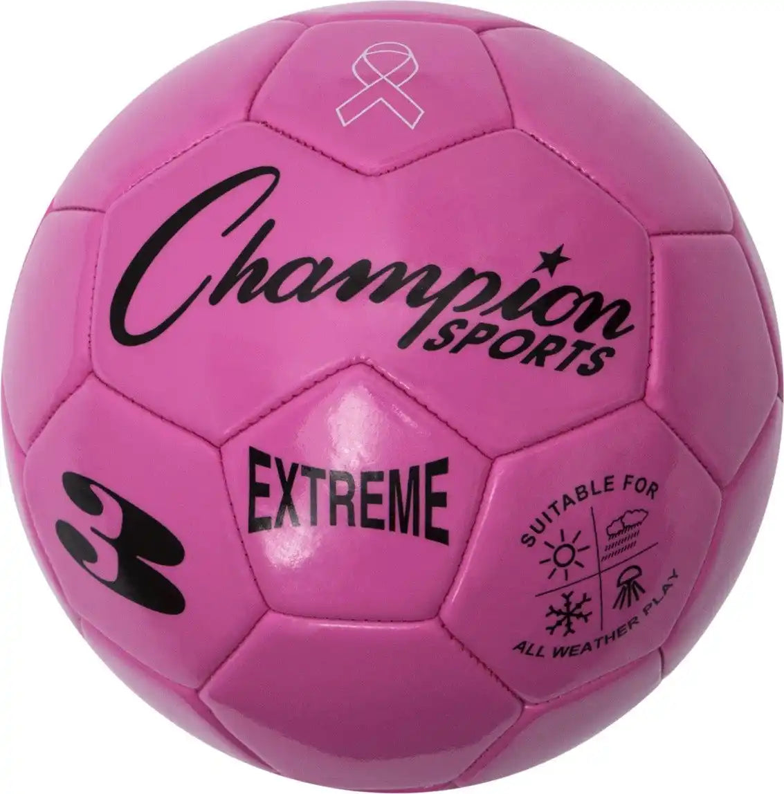 Champion Sports Ex3 Extreme Soccer Ball Size 3 - Ea - Pink