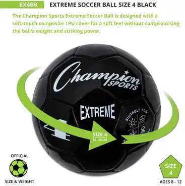 Champion Sports Ex4 Extreme Soccer Ball Size 4 - Ea