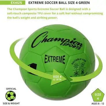 Champion Sports Ex4 Extreme Soccer Ball Size 4 - Ea