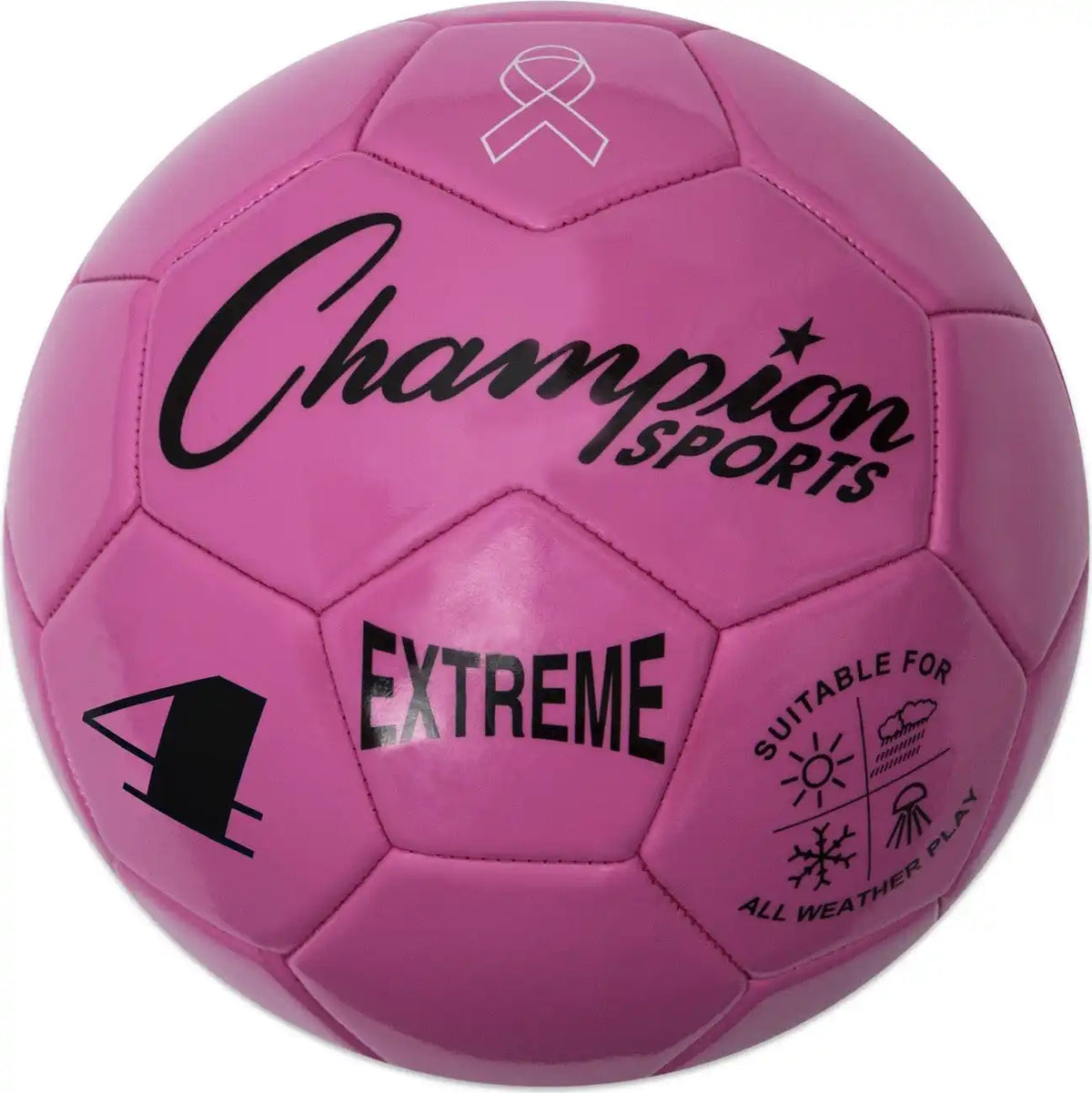 Champion Sports Ex4 Extreme Soccer Ball Size 4 - Ea - Pink