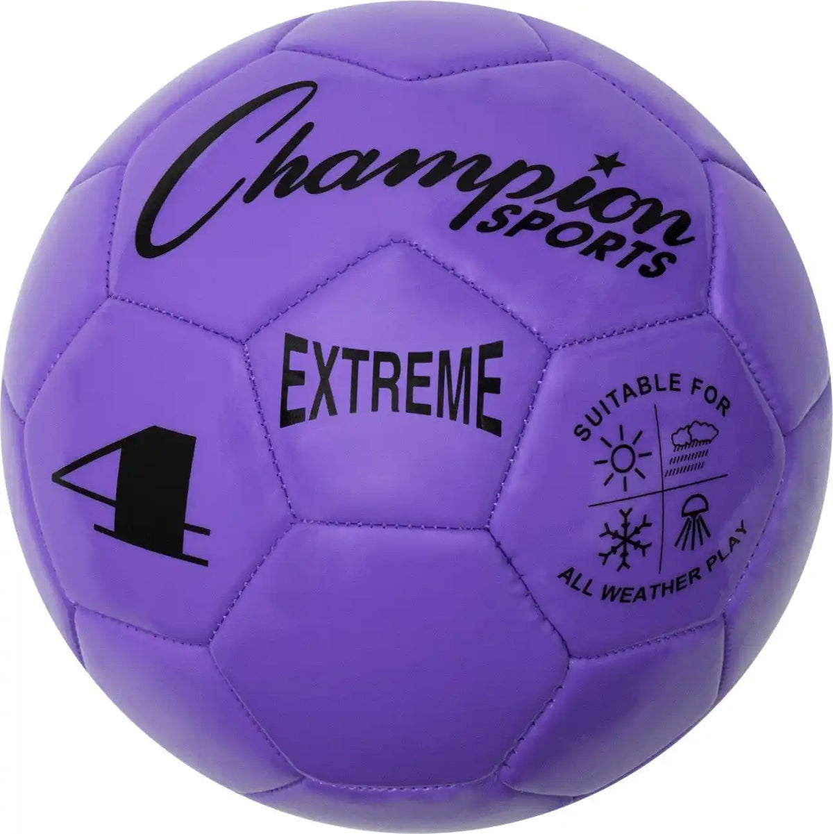 Champion Sports Ex4 Extreme Soccer Ball Size 4 - Ea - Purple