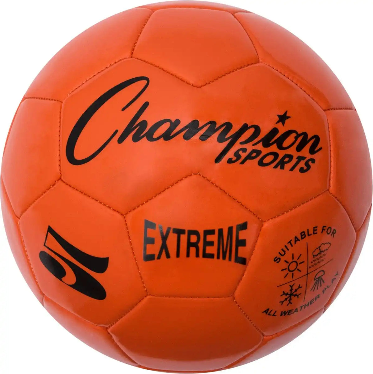 Champion Sports Ex5 Extreme Soccer Ball Size 5 - Ea - Orange