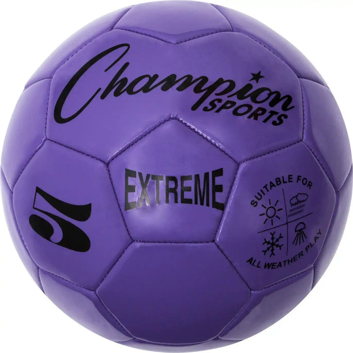 Champion Sports Ex5 Extreme Soccer Ball Size 5 - Ea - Purple