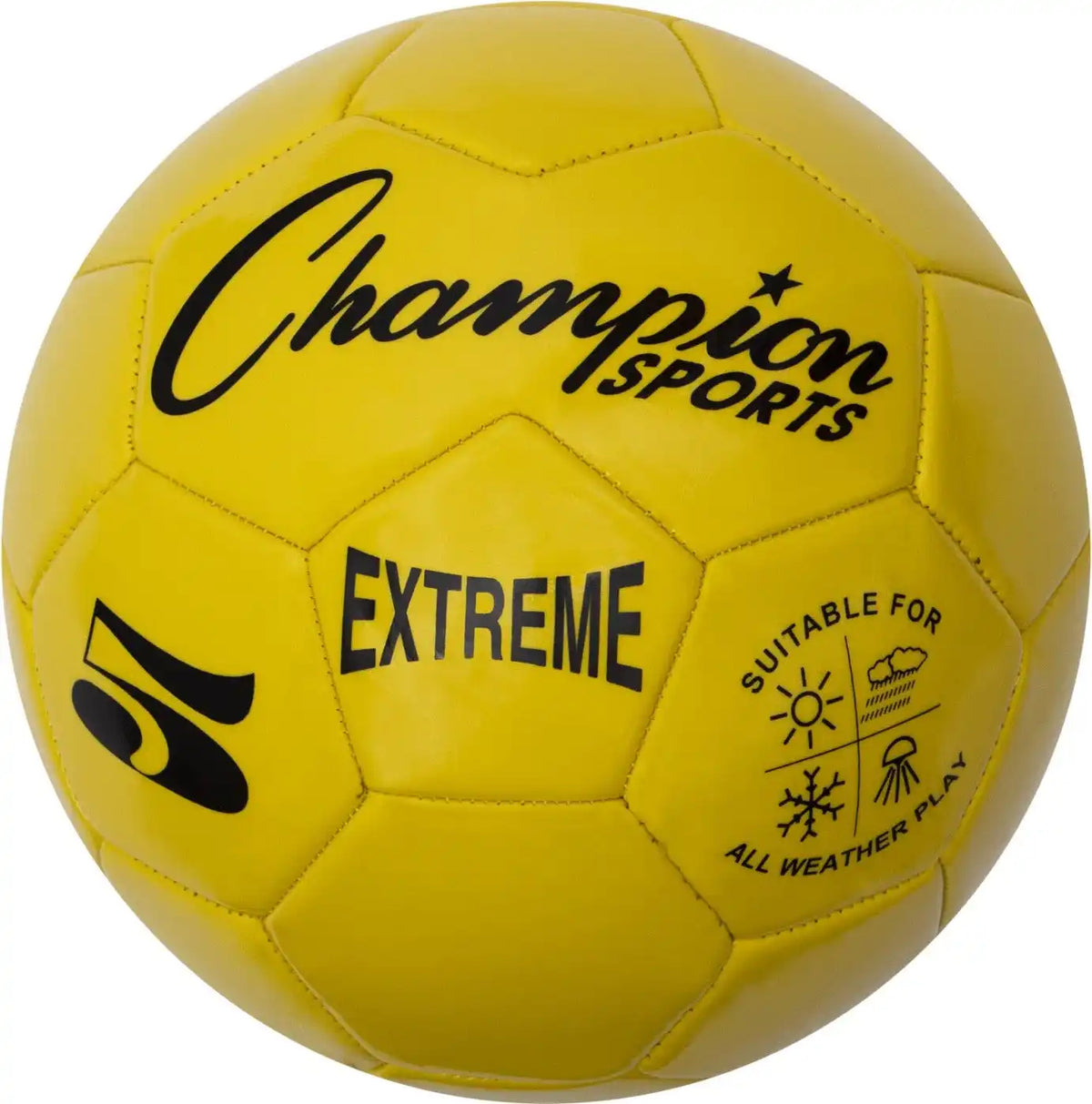 Champion Sports Ex5 Extreme Soccer Ball Size 5 - Ea - Yellow