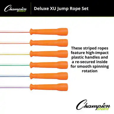 Champion Sports Exrset Deluxe Xu Jump Rope - Set