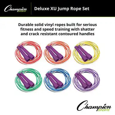 Champion Sports Exrset Deluxe Xu Jump Rope - Set