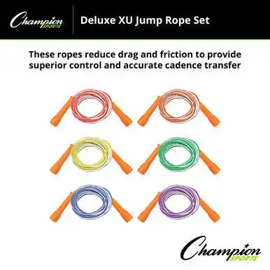 Champion Sports Exrset Deluxe Xu Jump Rope - Set