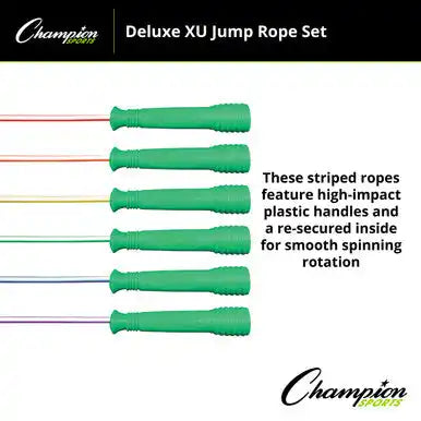 Champion Sports Exrset Deluxe Xu Jump Rope - Set