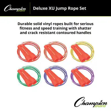 Champion Sports Exrset Deluxe Xu Jump Rope - Set