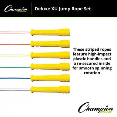 Champion Sports Exrset Deluxe Xu Jump Rope - Set