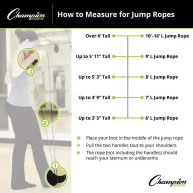 Champion Sports Exrset Deluxe Xu Jump Rope - Set