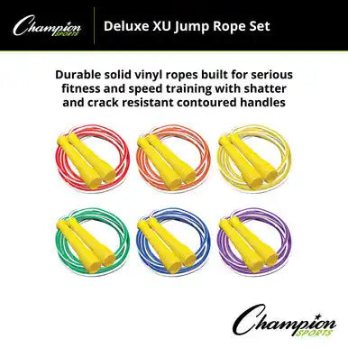 Champion Sports Exrset Deluxe Xu Jump Rope - Set