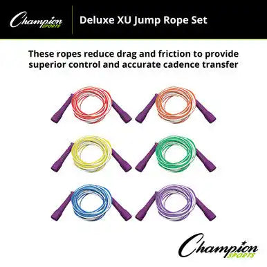 Champion Sports Exrset Deluxe Xu Jump Rope - Set